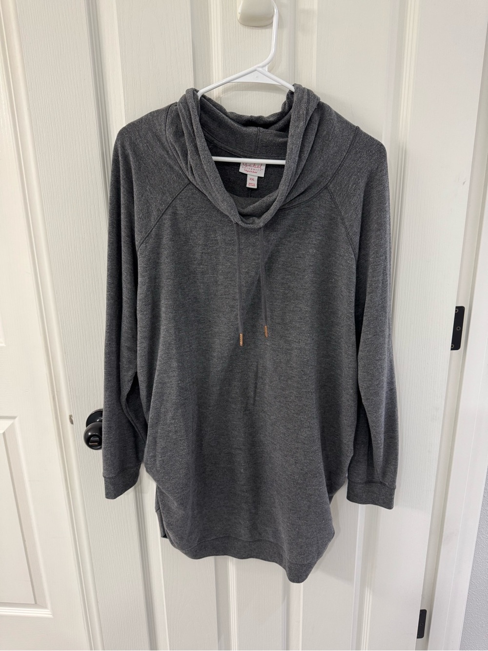 Isabel Maternity by Ingrid & Isabel Dark Heather Gray Cowl Hoodie